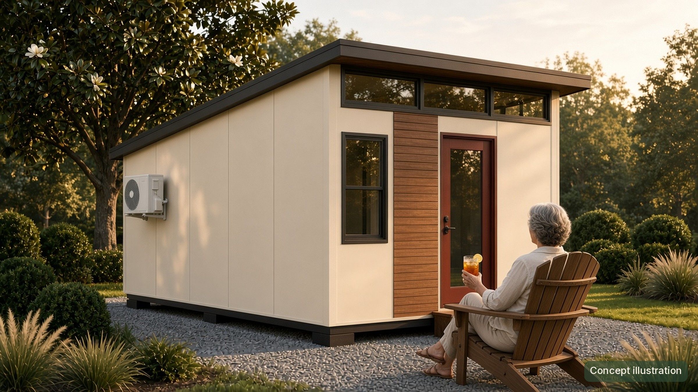 The Casita porch, concept illustration