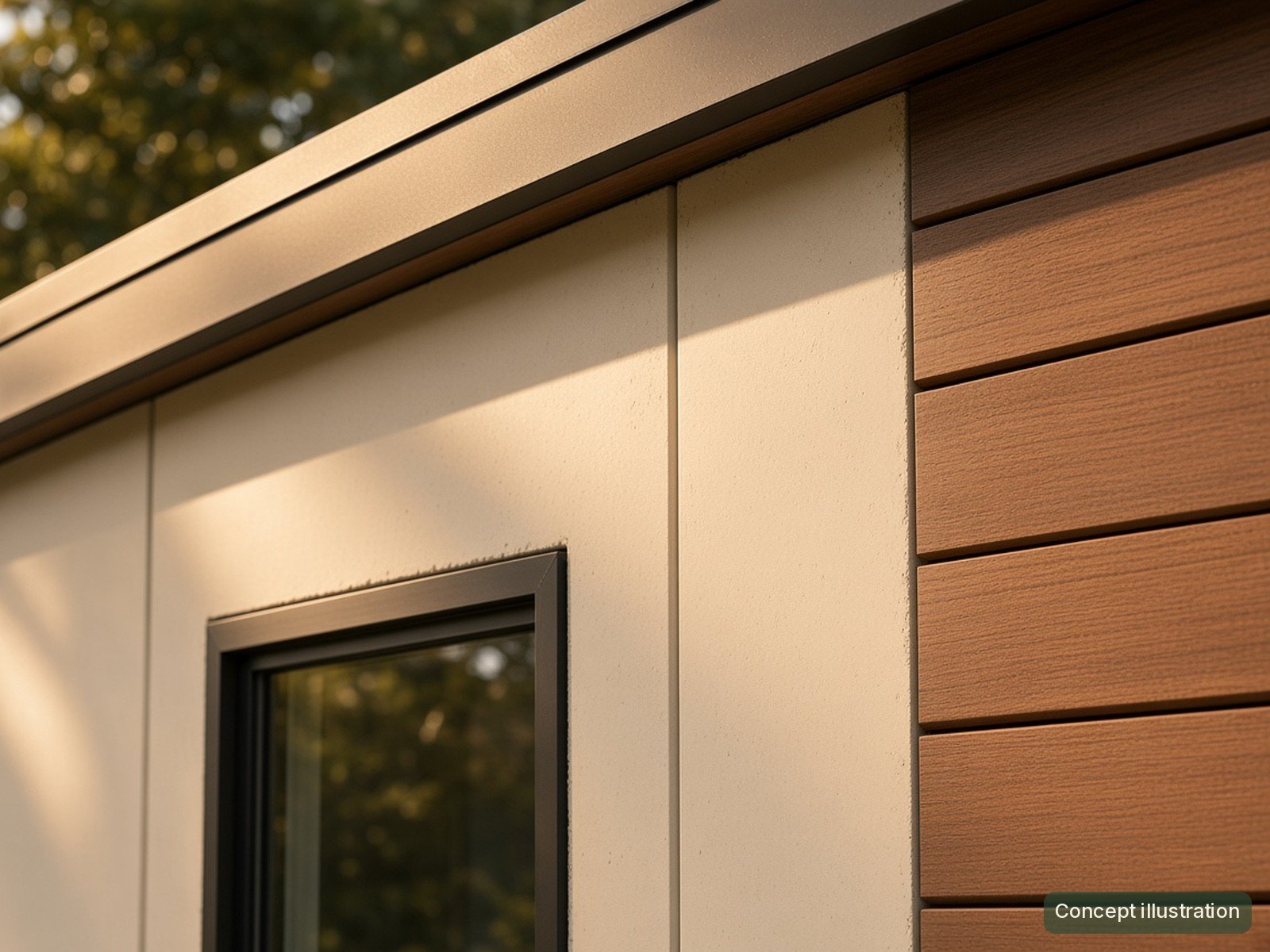 The Casita siding, concept illustration