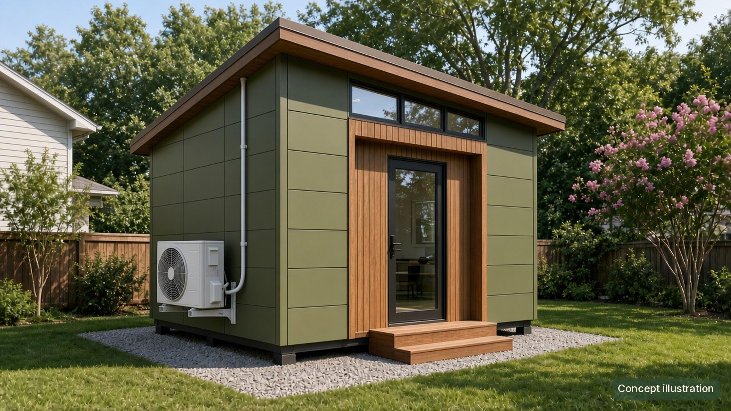 The Studio exterior, concept illustration