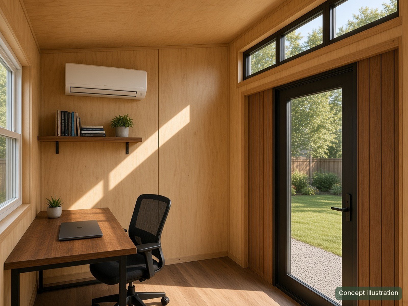 The Studio interior, concept illustration