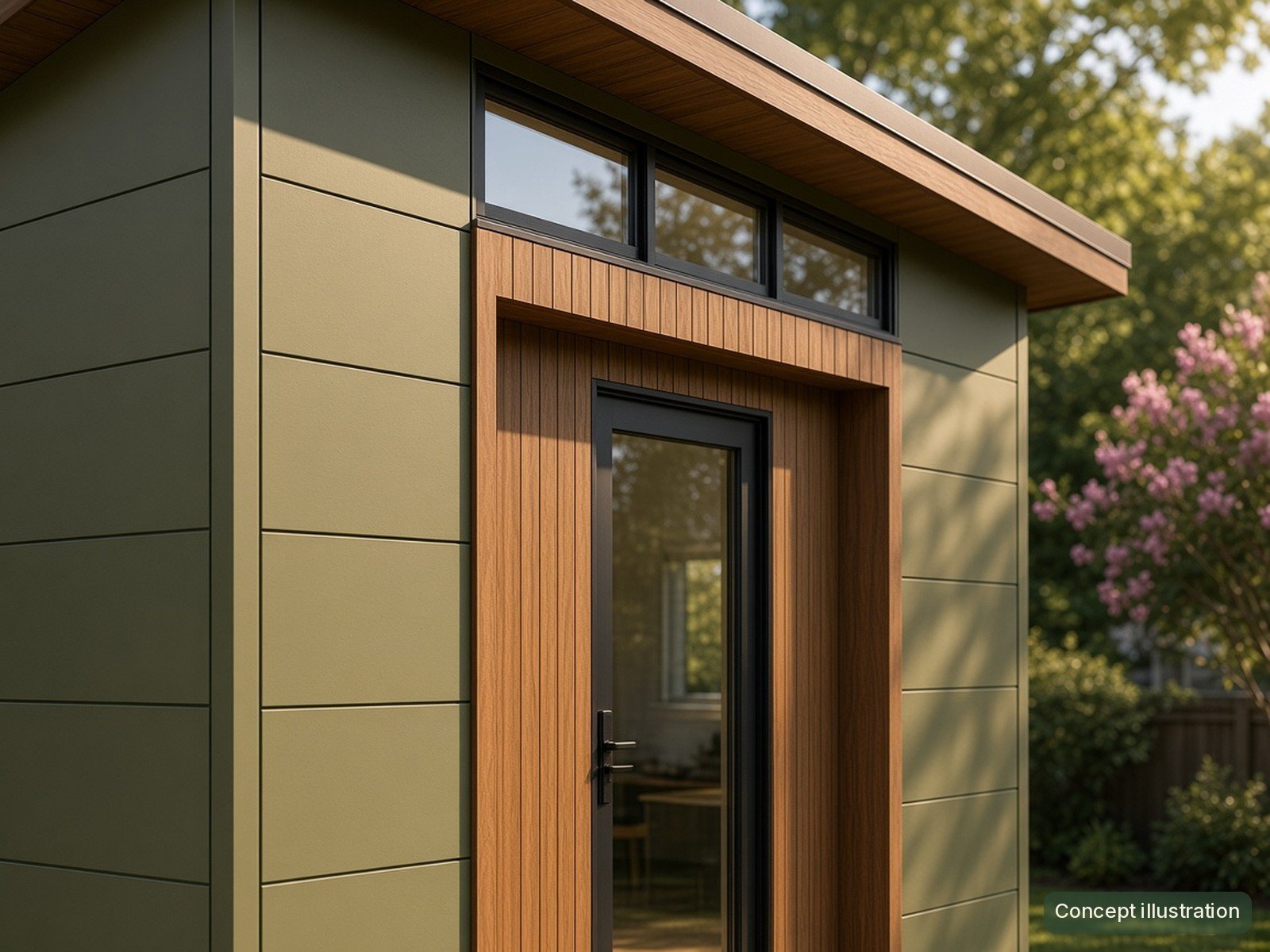 The Studio siding, concept illustration