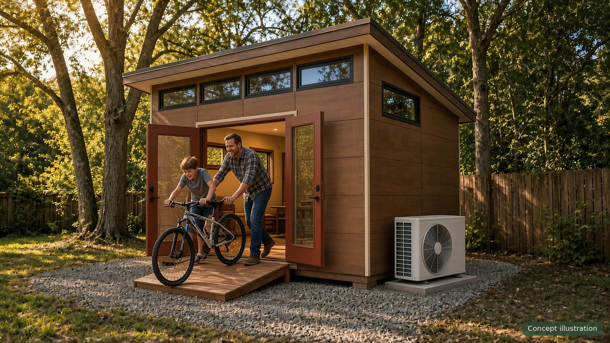 The Workshop, ramp bike, concept illustration